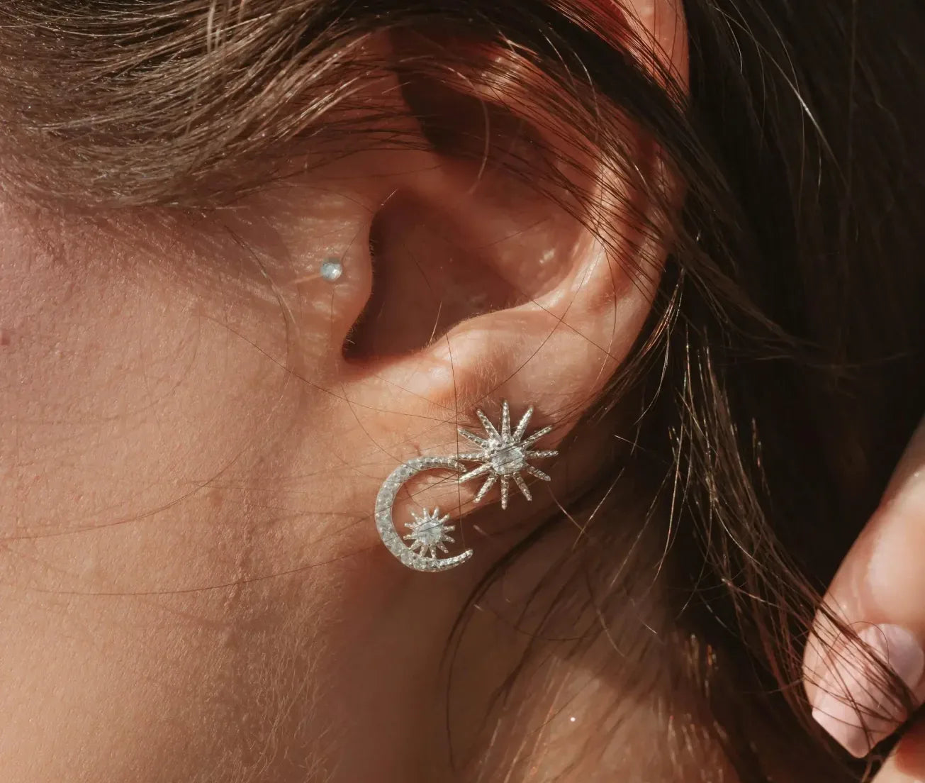 ontstoken piercing helix in oor